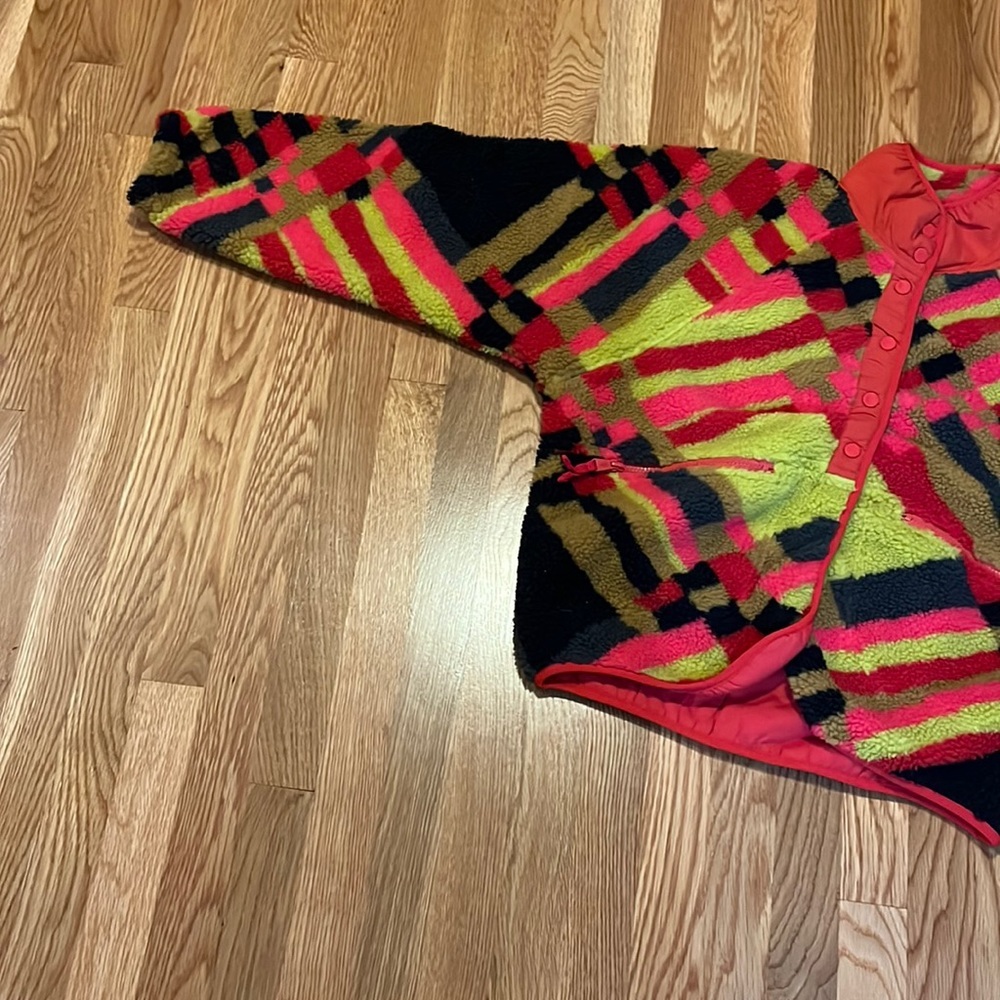 NWT Free People Movement Hit The Slopes Printed Fleece Jacket Medium - Picture 4 of 14